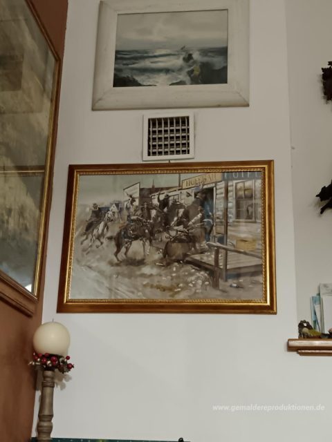 Dieses Gemälde, von unseren Künstlern von Hand gemalt