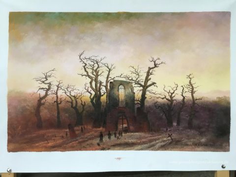 Dieses Gemälde, von unseren Künstlern von Hand gemalt