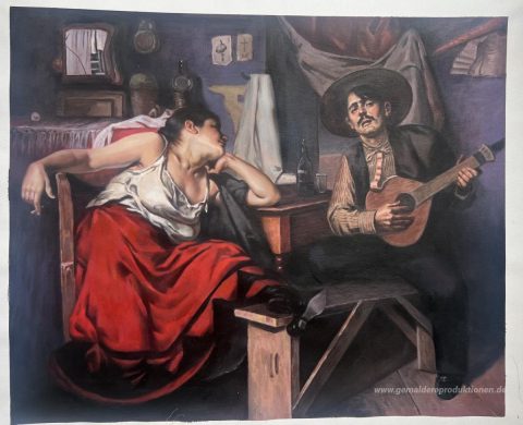 Dieses Gemälde, von unseren Künstlern von Hand gemalt