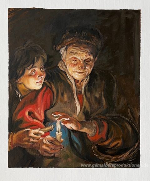 Dieses Gemälde, von unseren Künstlern von Hand gemalt