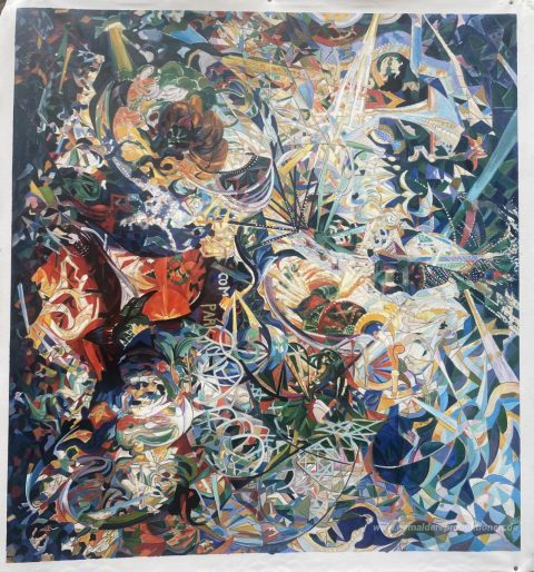 Dieses Gemälde, von unseren Künstlern von Hand gemalt