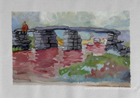 Dieses Gemälde, von unseren Künstlern von Hand gemalt