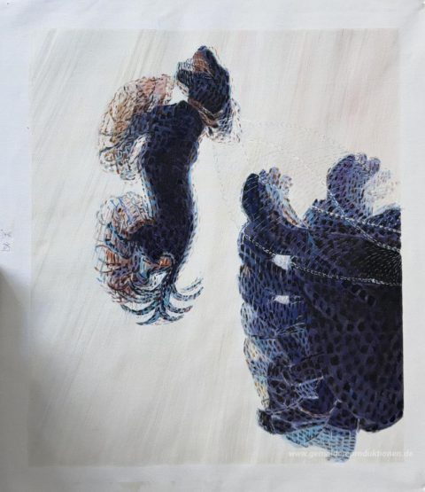 Dieses Gemälde, von unseren Künstlern von Hand gemalt