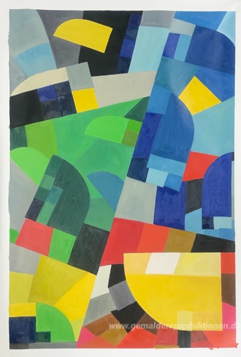 Dieses Gemälde, von unseren Künstlern von Hand gemalt