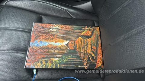 Dieses Gemälde, von unseren Künstlern von Hand gemalt