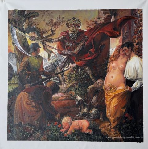 Dieses Gemälde, von unseren Künstlern von Hand gemalt