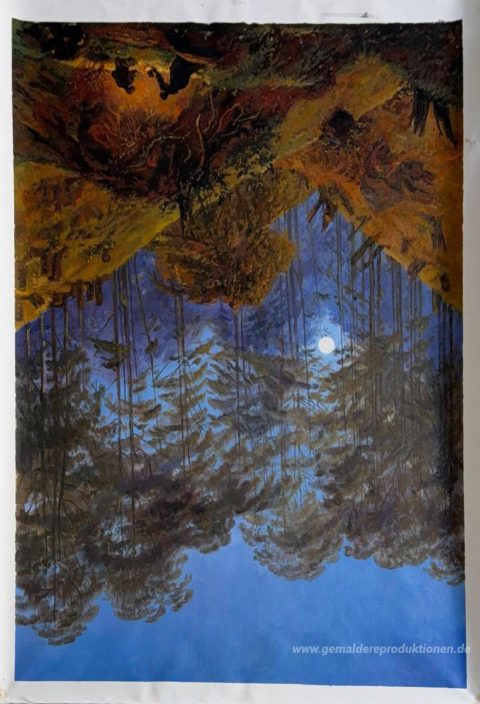 Dieses Gemälde, von unseren Künstlern von Hand gemalt