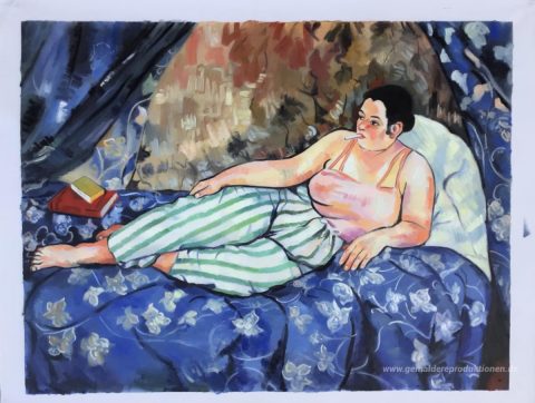 Dieses Gemälde, von unseren Künstlern von Hand gemalt