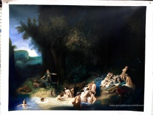 Diana Baden, mit den Geschichten des Aktäon und Kallisto