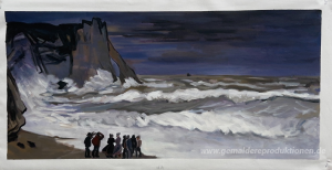 Raues Meer bei Etretat