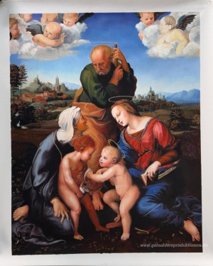 Die Heilige Familie mit Heiligen Elisabeth und Johannes