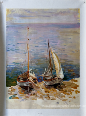 Dwie łodzie żaglowe