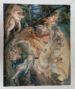 Apollo Enthüllung seiner Gottheit an die Hirtin Isse