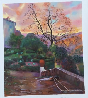 Garten der spanischen Bauernhof