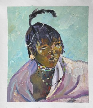 Portrait einer jungen Mpondo