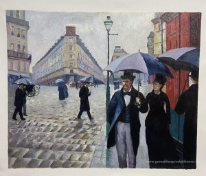 Paris, einem regnerischen Tag