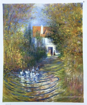 Geese in den Bach