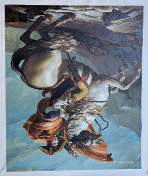 Napoleon, der die Alpen am St. Bernhard-Pass, 20. Mai 1800