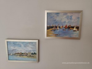 Trouville. Die Jettys Ebbe.