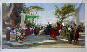 Horatius liest vor Maecenas