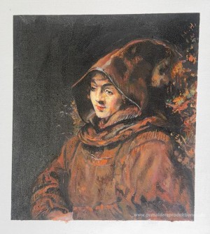Titus van Rijn in einem Monk `s Habit