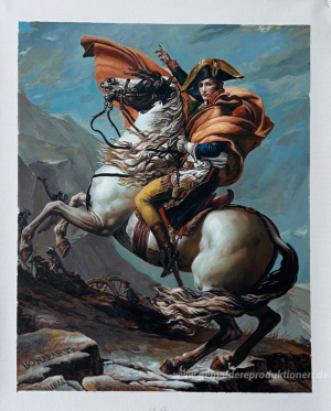 Napoleon, der die Alpen am St. Bernhard-Pass, 20. Mai 1800