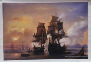 Capturing von Swedish 44 Kanonen-Fregatte Venus von russischen 2