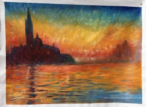 San Giorgio Maggiore in der Abenddämmerung