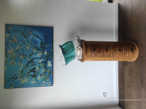 Niederlassungen mit Mandel-Blüte