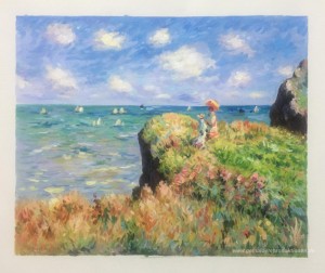 Clifftop Weg bei Pourville