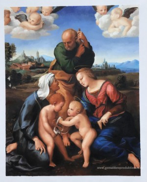 Die Heilige Familie mit Heiligen Elisabeth und Johannes
