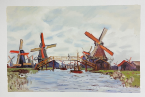 Windmühlen in der Nähe von Zaandam