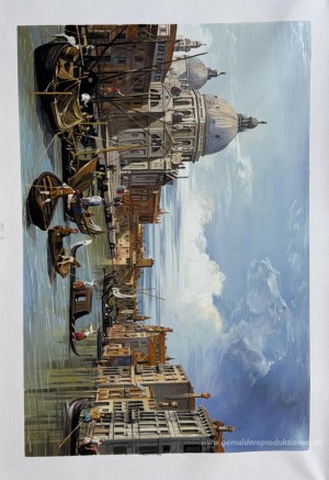 Der Canal Grande und die Kirche des Salute